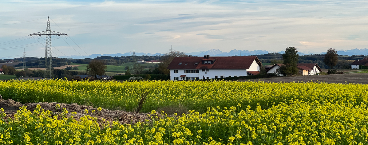 Freikirche der Siebenten Tags Adventisten in Landshut - Blick auf den Watzmann und Alpen